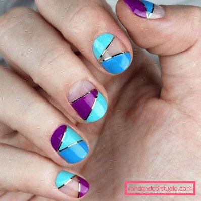 Stylowy geometryczny manicure 2019-2020 roku