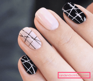 Stylowy geometryczny manicure 2019-2020 roku