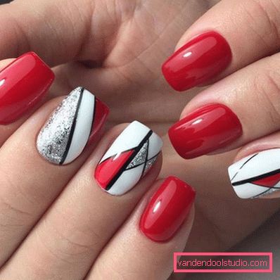 Stylowy geometryczny manicure 2019-2020 roku
