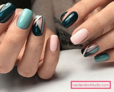 Stylowy geometryczny manicure 2019-2020 roku