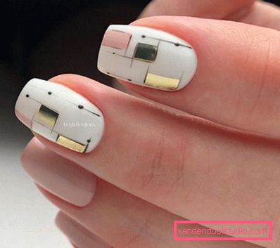 Stylowy geometryczny manicure 2019-2020 roku