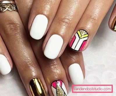 Stylowy geometryczny manicure 2019-2020 roku