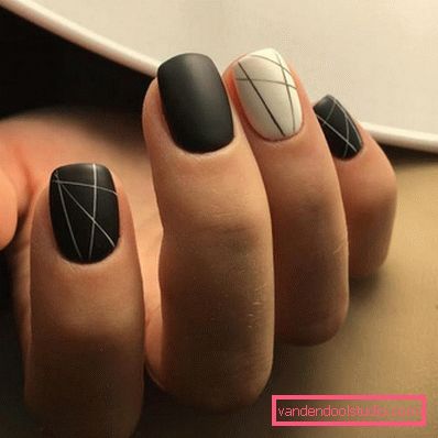 Stylowy geometryczny manicure 2019-2020 roku