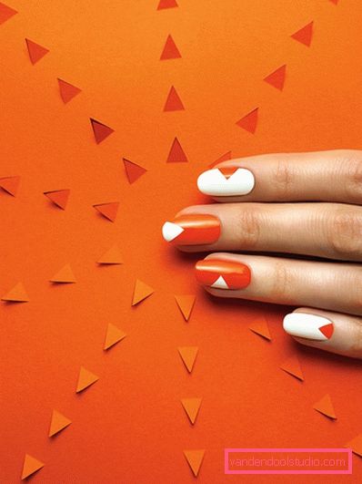 Stylowy geometryczny manicure 2019-2020 roku