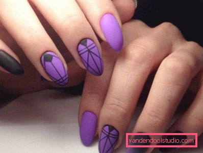 Stylowy geometryczny manicure 2019-2020 roku