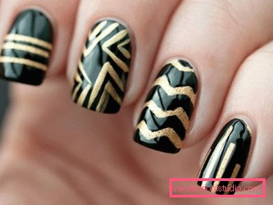Stylowy geometryczny manicure 2019-2020 roku