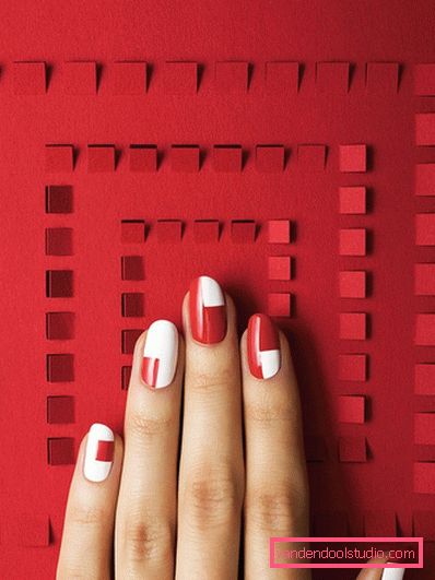 Stylowy geometryczny manicure 2019-2020 roku