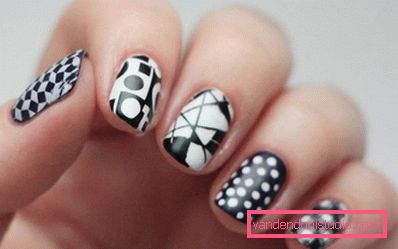 Stylowy geometryczny manicure 2019-2020 roku