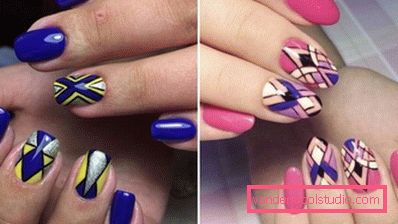 Stylowy geometryczny manicure 2019-2020 roku