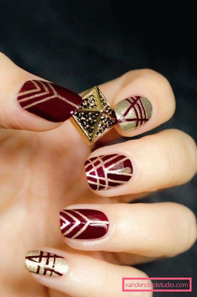Stylowy geometryczny manicure 2019-2020 roku