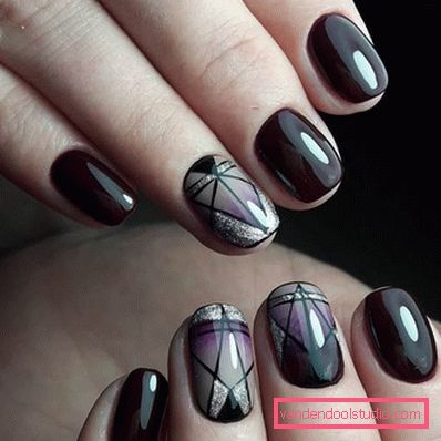 Stylowy geometryczny manicure 2019-2020 roku