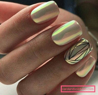 Stylowy geometryczny manicure 2019-2020 roku