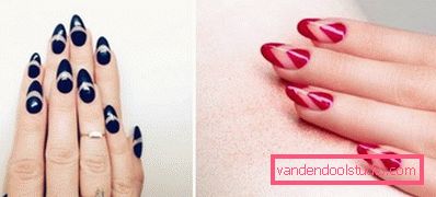 Niesamowity „nagi” manicure w stylu „negatywnej przestrzeni” 2019-2020