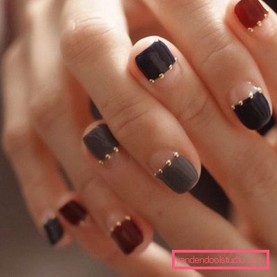 Niesamowity „nagi” manicure w stylu „negatywnej przestrzeni” 2019-2020