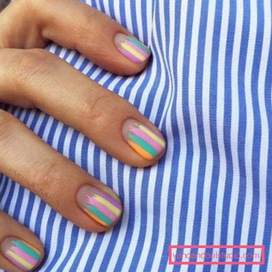 Niesamowity „nagi” manicure w stylu „negatywnej przestrzeni” 2019-2020
