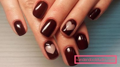 Niesamowity „nagi” manicure w stylu „negatywnej przestrzeni” 2019-2020