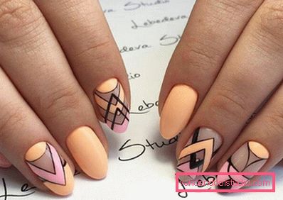Niesamowity „nagi” manicure w stylu „negatywnej przestrzeni” 2019-2020