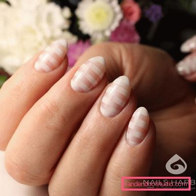 Niesamowity „nagi” manicure w stylu „negatywnej przestrzeni” 2019-2020