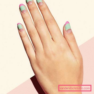 Niesamowity „nagi” manicure w stylu „negatywnej przestrzeni” 2019-2020