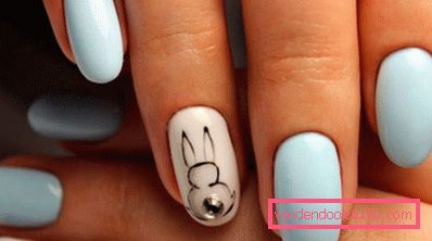 Wspaniały manicure z cyrkoniami 2019-2020
