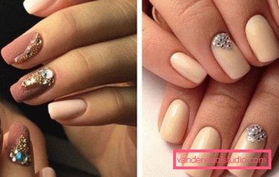 Wspaniały manicure z cyrkoniami 2019-2020