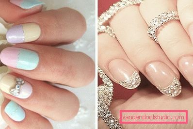 Wspaniały manicure z cyrkoniami 2019-2020