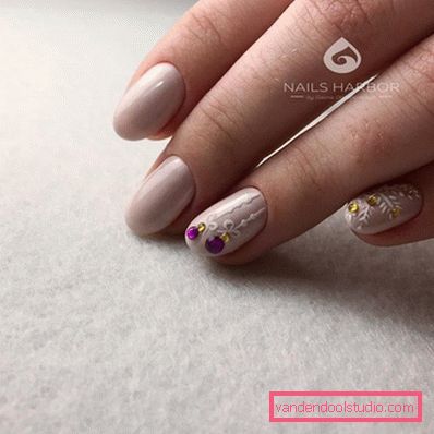 Uroczy zimowy design paznokci 2019-2020