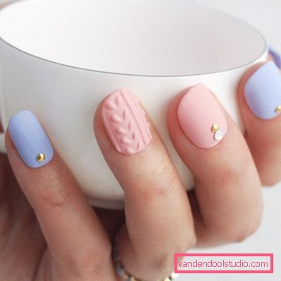 Delikatny pastelowy manicure 2019-2020 rok