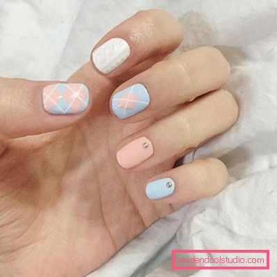 Delikatny pastelowy manicure 2019-2020 rok