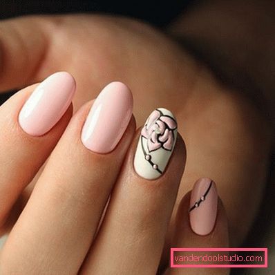 Delikatny pastelowy manicure 2019-2020 rok