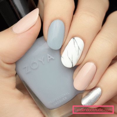 Delikatny pastelowy manicure 2019-2020 rok
