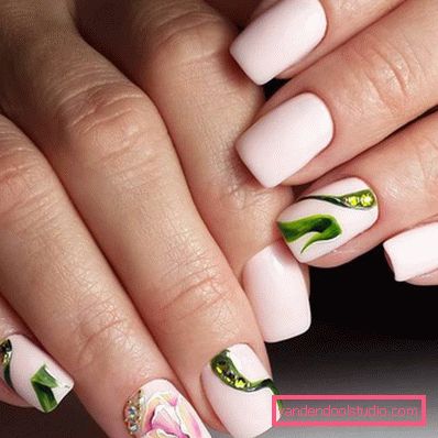 Delikatny pastelowy manicure 2019-2020 rok