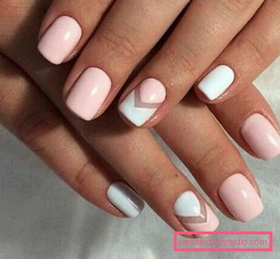 Delikatny pastelowy manicure 2019-2020 rok