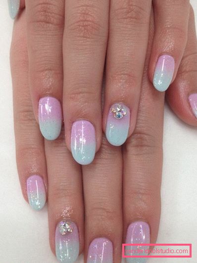 Delikatny pastelowy manicure 2019-2020 rok