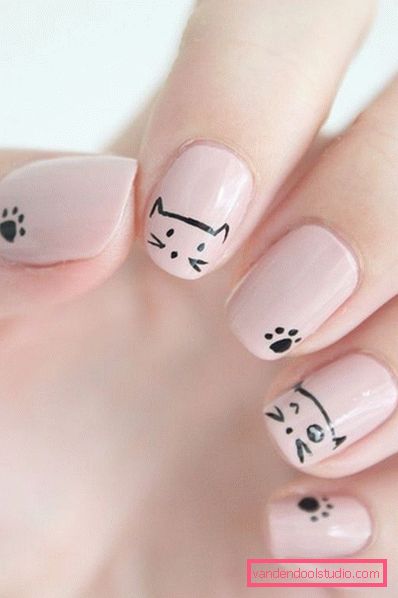Delikatny pastelowy manicure 2019-2020 rok