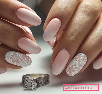 Piękny manicure ślubny 2019-2020 rok