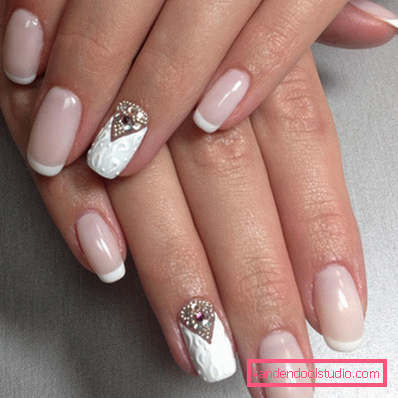 Piękny manicure ślubny 2019-2020 rok