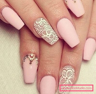 Piękny manicure ślubny 2019-2020 rok