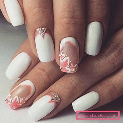Piękny manicure ślubny 2019-2020 rok