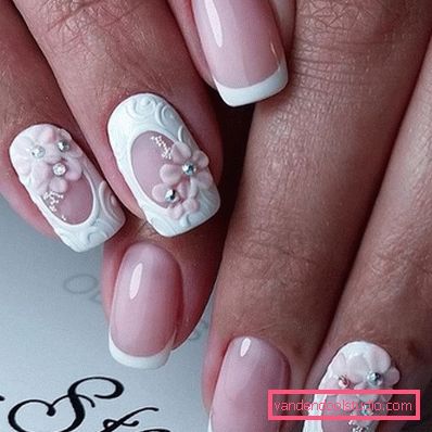 Piękny manicure ślubny 2019-2020 rok