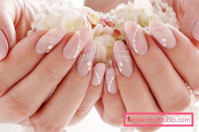 Piękny manicure ślubny 2019-2020 rok