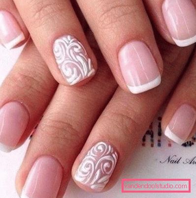 Piękny manicure ślubny 2019-2020 rok