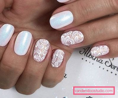 Piękny manicure ślubny 2019-2020 rok