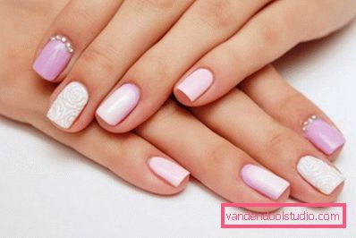 Piękny manicure ślubny 2019-2020 rok