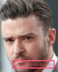 Męskie fryzury z boku - praktyczność i nieskazitelność