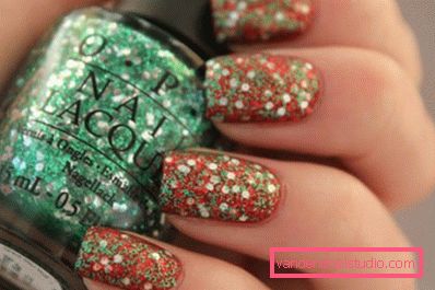 Manicure na nowy rok 2014 Manicure na nowy rok 2014