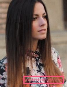 Ombre na ciemnych włosach Ombre - nowe podejście do farbowania włosów