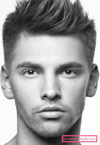 Fryzury dla facetów Popularne fryzury faceci w wieku 16-18 lat