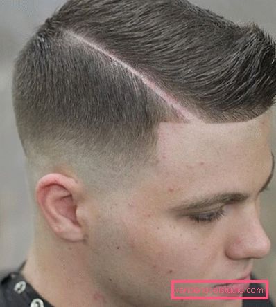 Fryzury dla facetów Popularne fryzury faceci w wieku 16-18 lat