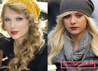 Teilo Swift i Taylor Momsen w kapeluszach Teilo Swift i Taylor Momsen w kapeluszach